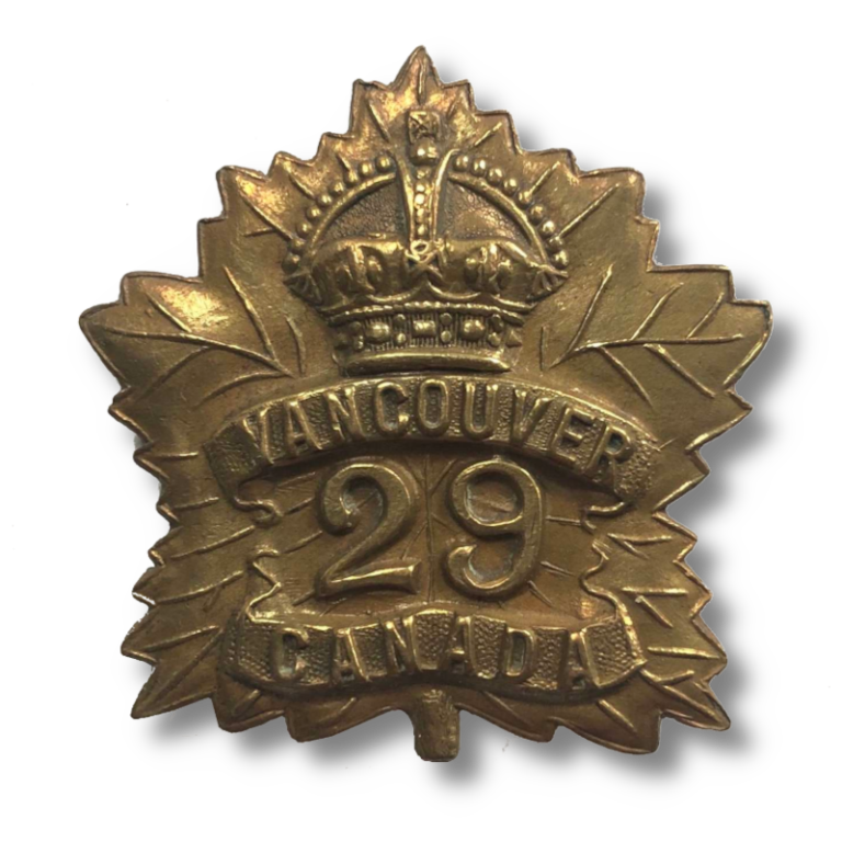 29th Bn. Canadian Infantry Cap Badge