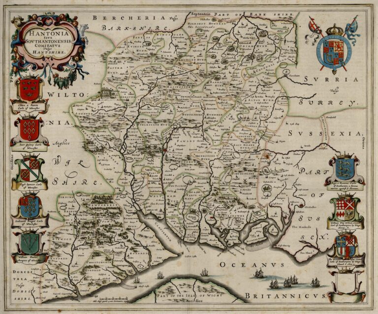 1645 – Joan Blaeu’s Map of Hampshire