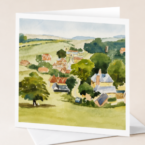 Watercolour view from Speltham